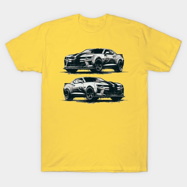 Chevy Camaro T-Shirt by Vehicles-Art